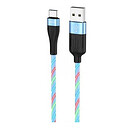 USB кабель Hoco U85 Charming night, Type-C, 1.0 м., синий
