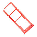 Держатель SIM карты Samsung A205 Galaxy A20 / A305 Galaxy A30 / A505 Galaxy A50 / A705 Galaxy A70, с разъемом на карту памяти, оранжевый