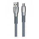USB кабель Remax RC-159m Gonro, original, microUSB, серебряный