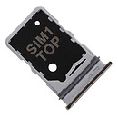 Держатель SIM карты Samsung A805 Galaxy A80, белый