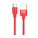 USB кабель Hoco U55 Outstanding, Type-C, 1,2 м., червоний