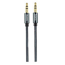 AUX кабель HOCO UPA-03 Noble sound, 3,5 мм., 1 м., чорний