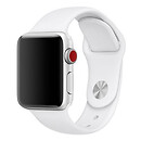 Ремешок Apple Watch 38, Silicone WatchBand, силикон, белый