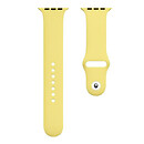 Ремінець Apple Watch 38 / Watch 40, Silicone WatchBand, жовтий