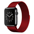Ремінець Apple Watch 38 / Watch 40, Milanese loop, червоний