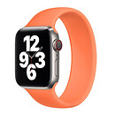 Ремешок Apple Watch 38 / Watch 40, Band Silicone Mono, оранжевый