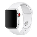 Ремешок Apple Watch 42 / Watch 44, Silicone WatchBand, белый