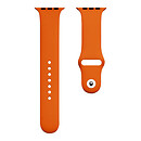 Ремешок Apple Watch 42 / Watch 44, Silicone WatchBand, оранжевый