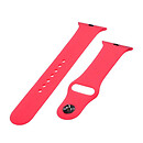 Ремешок Apple Watch Sport 38 / Watch Sport 40, Silicone WatchBand, силикон, гранатовый