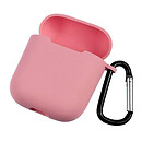 Чохол (накладка) Apple AirPods / AirPods 2, Ultra Thin Silicone Case, рожевий