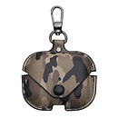 Чехол (накладка) Apple AirPods Pro, Camouflage Leather, черный