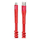 USB кабель Hoco U78, Type-C, 1.2 м., красный