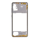Средняя часть Samsung A715 Galaxy A71, серебряный