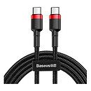USB кабель Baseus CATKLF-H91 Cafule, Type-C, чорний, 2,0 м.