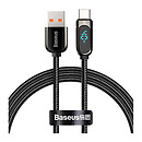 USB кабель Baseus CATSK-01 Display Fast Charging, Type-C, черный, 1.0 м.