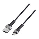 USB кабель Remax RC-124m Jany, microUSB, чорний