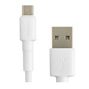 USB кабель Baseus Mini, microUSB, 1.0 м., білий