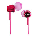 Навушники Sony MDR-EX155AP, з мікрофоном, рожевий
