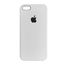 Чохол (накладка) Apple iPhone 5 / iPhone 5S / iPhone SE, Original Soft Case, білий