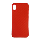 Чехол (накладка) Apple iPhone X / iPhone XS, Anyland Carbon, красный