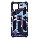 Чехол (накладка) Samsung A125 Galaxy A12 / M127 Galaxy M12, Shockproof Camouflage, голубой
