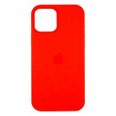 Чехол (накладка) Apple iPhone 12 / iPhone 12 Pro, MagSafe Silicone Case, красный