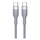 USB кабель Remax RC-174c, Type-C, original, 1.0 м., серебряный
