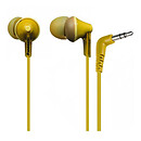 Навушники Panasonic RP-HJE125E-Y, з мікрофоном, жовтий