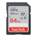 Карта пам'яті SanDisk SDXC Ultra UHS-1, 64 Гб.