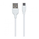 USB кабель Proda Fast Charging PD-B15m, microUSB, белый, 1.0 м.