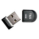 USB Flash T&G Shorty 010, чорний, 16 Гб.