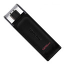 USB Flash Kingston DT 70, 128 Гб., чорний