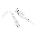 USB кабель Hoco X65, microUSB, 1 м., білий