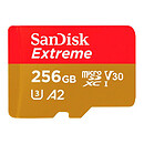 Карта памяти microSDXC SanDisk Extreme For Mobile Gaming A2 V30 UHS-1 U3, 256 Гб.