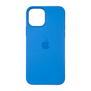 Чехол (накладка) Apple iPhone 12 / iPhone 12 Pro, MagSafe Silicone Case, синий
