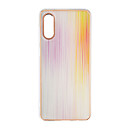 Чохол (накладка) Samsung A022 Galaxy A02, Rainbow Silicone Case, рожевий