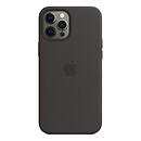 Чохол (накладка) Apple iPhone 12 Pro Max, MagSafe Silicone Case, чорний