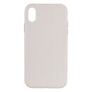 Чохол (накладка) Apple iPhone XR, Silicone Knitted, білий
