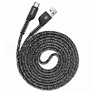 USB кабель Baseus CATZJ-A01 Confidant Anti-break, Type-C, 1.0 м., черный