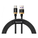 USB кабель Baseus CATZH-BV1 Purple Gold Red, Type-C, 2,0 м., чорний