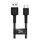 USB кабель Xiaomi AL401 Zmi, Type-C, 1.0 м., черный