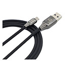 USB кабель iZi PM-11, microUSB, чорний, 1 м.