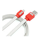 USB кабель iZi MD-12, microUSB, білий, 1 м.