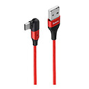 USB кабель Hoco U100 Orbit, Type-C, червоний