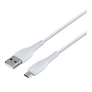 USB кабель XO NB-P163, microUSB, білий