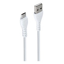 USB кабель XO NB-Q165, microUSB, белый