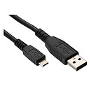USB кабель, microUSB, 2,0 м., чорний