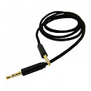 AUX кабель WALKER H174, 3,5 мм., чорний