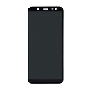 Дисплей (екран) Samsung J600 Galaxy J6, з сенсорним склом, без рамки, IPS, чорний
