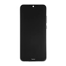 Дисплей (екран) Xiaomi Redmi Note 8t, original (100%), з сенсорним склом, з рамкою, чорний